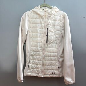 Under Armour Women's Cream Hooded Puffer Jacket